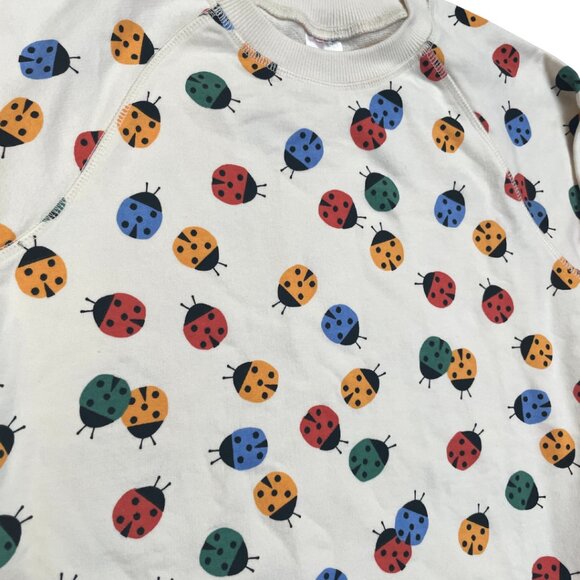 Hanna Andersson Ladybug French Terry Sweatshirt size 10 - Picture 3 of 4